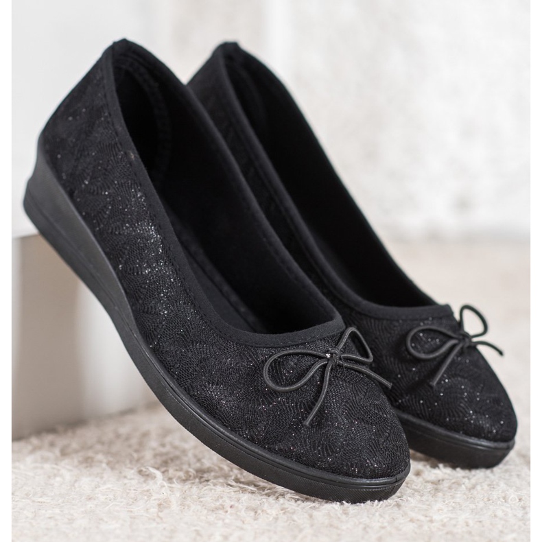 Evento Escarpins à paillettes Vinceza noir 1