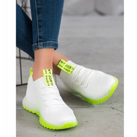 Evento Baskets à semelle fluo blanche 1