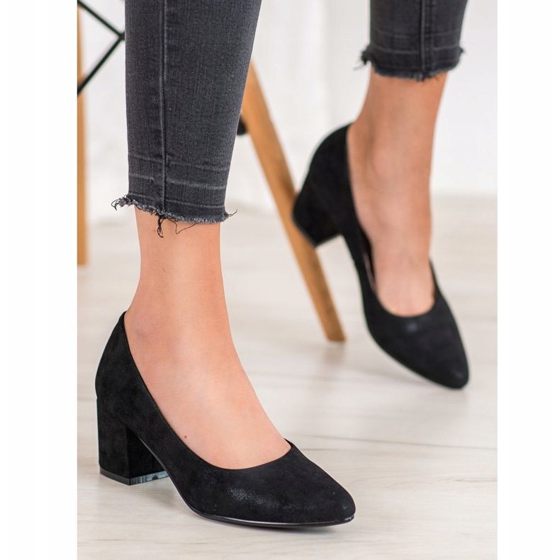 W. Potocki Chaussures classiques à talons hauts noir 1