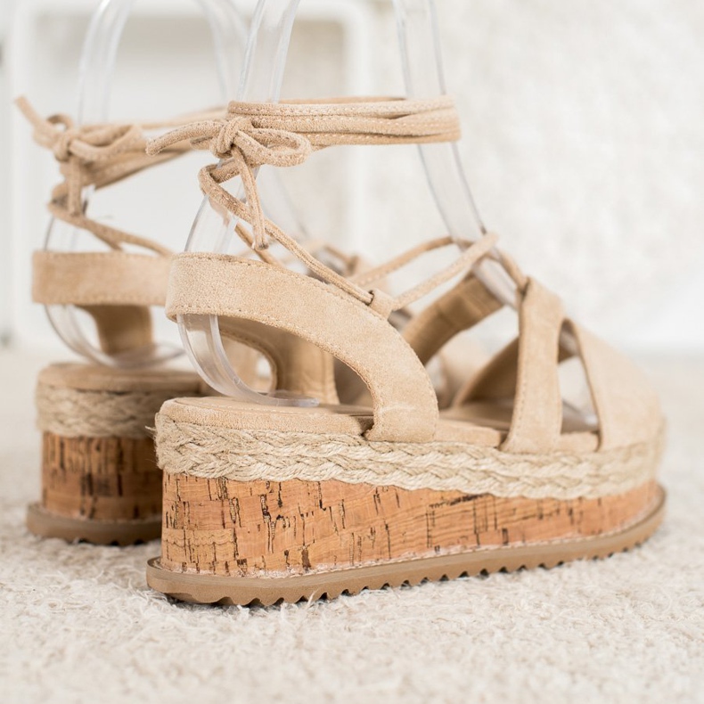 Seastar Compensées à la mode brun 1