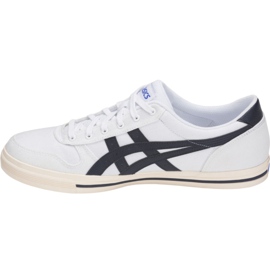 Chaussures Asics Aaron M 1201A008 101 blanche bleu marin 5