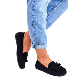 EVE Mocassins Femme Daim 20PB35-2003 Noir Donna Mia 2