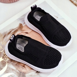 Apawwa Chaussures de Sport Enfant Slip-On Noir Eltros 2