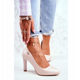 Escarpins pour femmes Pearl On a Heel Sergio Leone Rose poudré Campbell 1