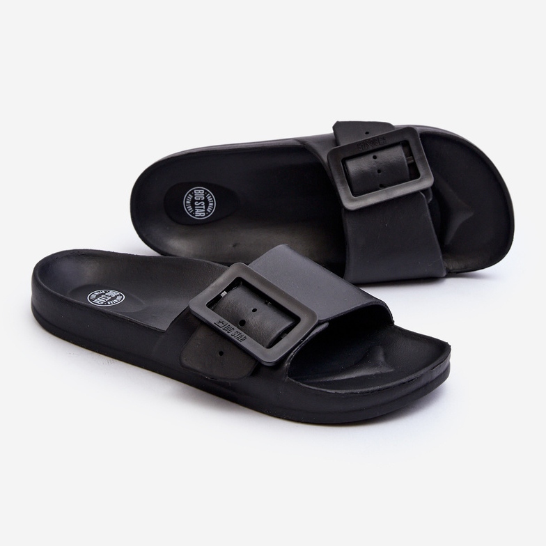 Chaussons Femme Big Star avec Boucle Noir FF274A389 2