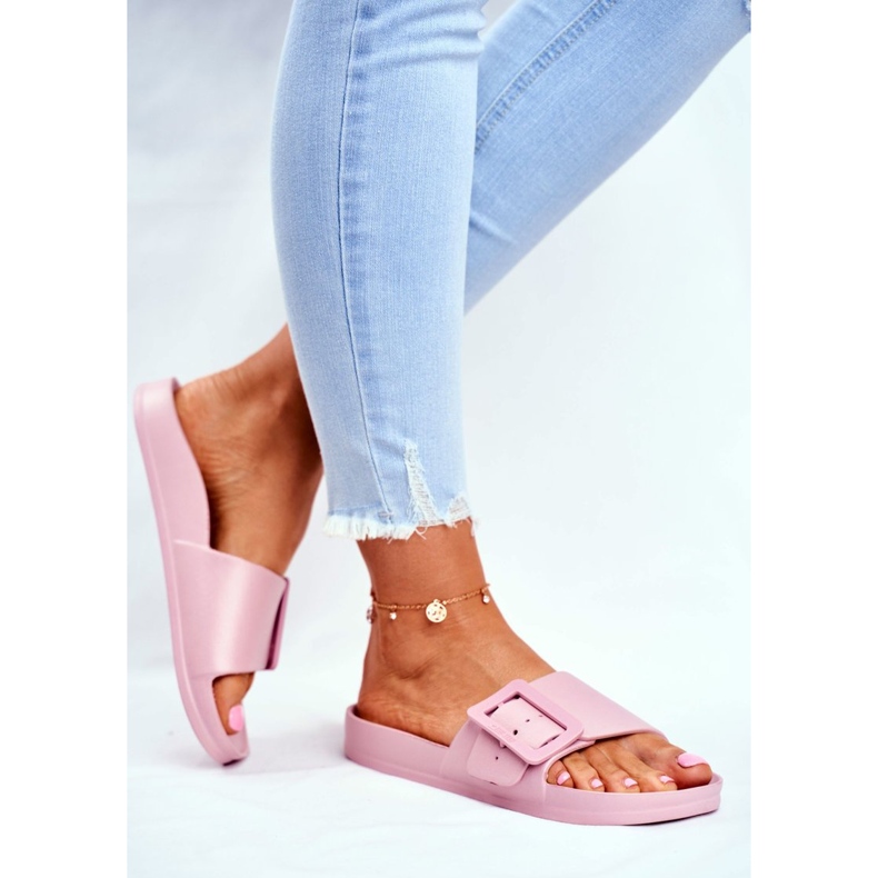 Chaussons Femme Big Star avec Boucle Rose FF274A387 2