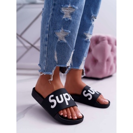 SEA Pantoufles Noires Pour Femmes Super Losaria le noir 1