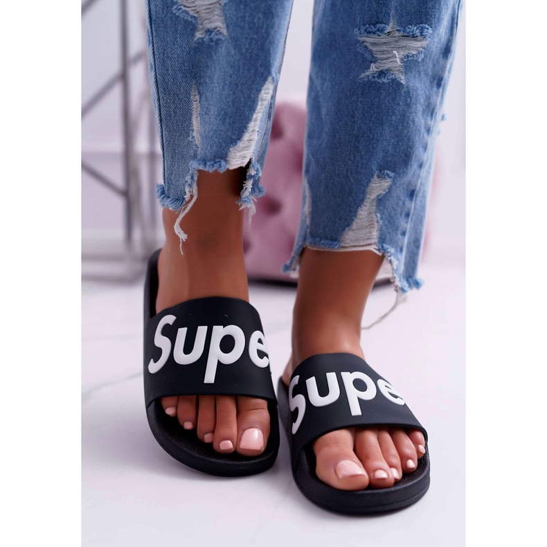 SEA Pantoufles Noires Pour Femmes Super Losaria 2