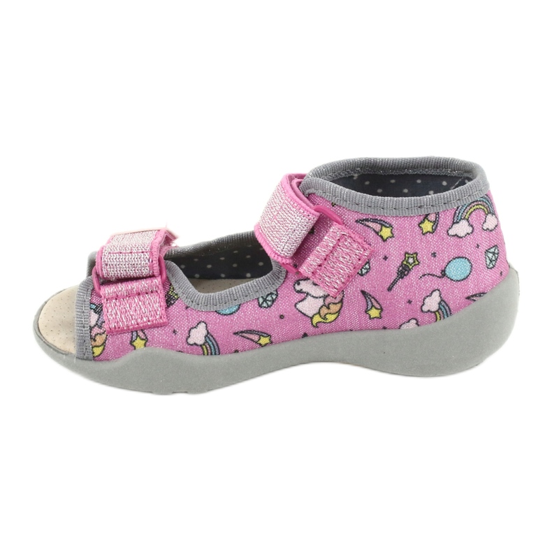 Chaussures enfant Befado jaune 342P010 rose gris multicolore 1