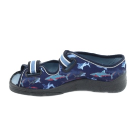 Chaussures pour enfants Befado 969Y156 bleu marin bleu 2