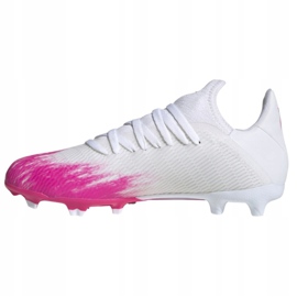 Chaussures de foot Adidas X 19.3 Fg Jr EG7150 multicolore blanc 1