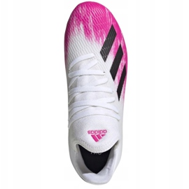 Chaussures de foot Adidas X 19.3 Fg Jr EG7150 multicolore blanc 2