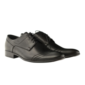 Chaussure basse cuir homme Pilpol 1099 noir le noir 5