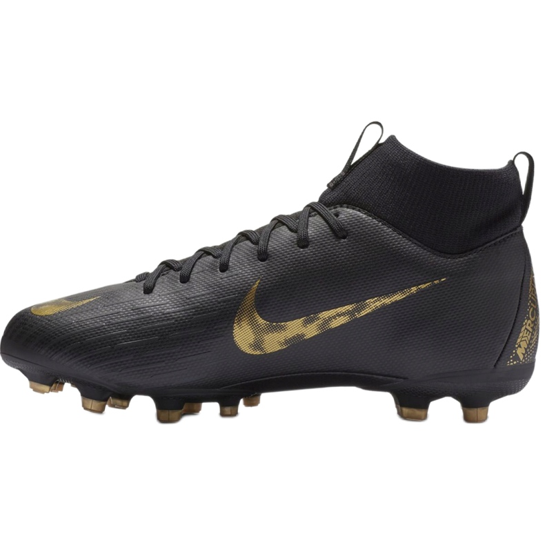 Chaussures de football Nike Mercurial Superfly 6 Academy Mg Jr AH7337-077 noir 1