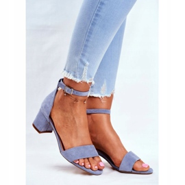 Sandales pour femmes Eco-Suede Sergio Leone Bleu SK839 1 Sandales pour femmes Eco-Suede Sergio Leone Bleu SK839 1