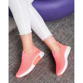SHELOVET Chaussures de sport ajourées rose 1