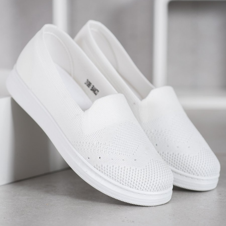 Via Giulia  Slipons sur la plate-forme blanc 2