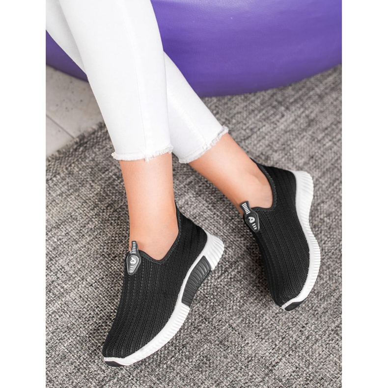 SHELOVET Chaussures de sport ajourées noir 1