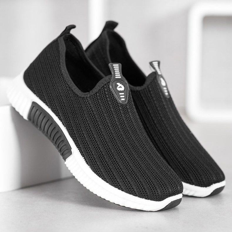 SHELOVET Chaussures de sport ajourées le noir 2