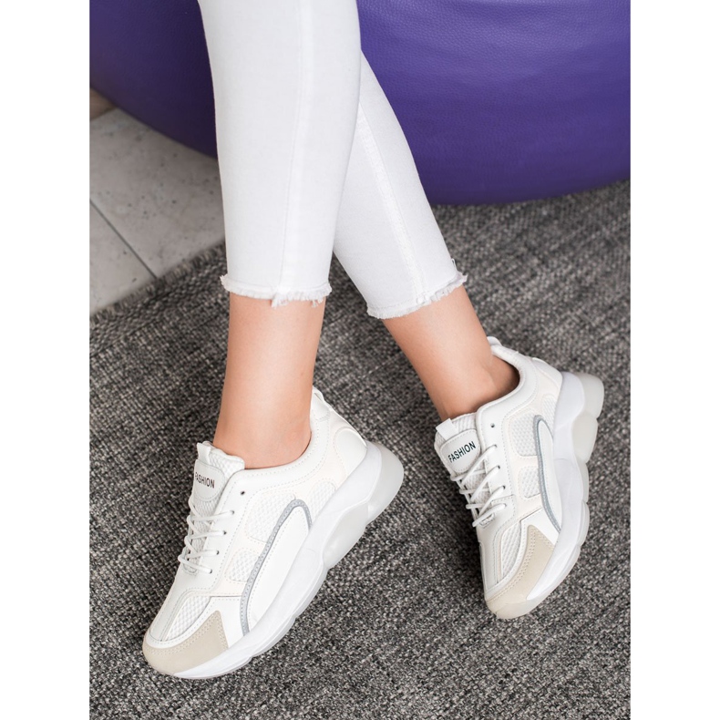 Via Giulia  Baskets À Paillettes Mode blanc 2