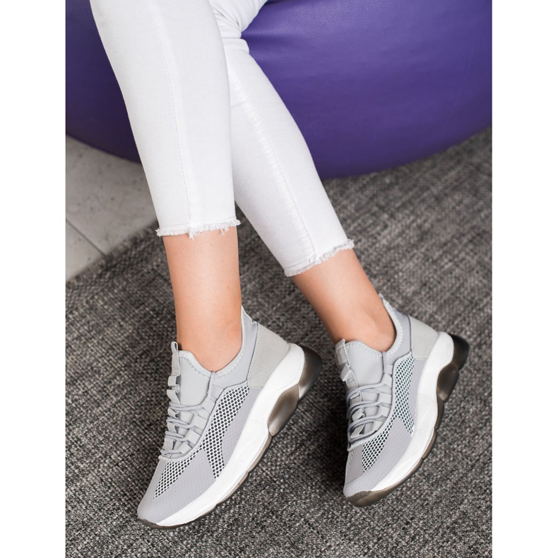 Via Giulia  Baskets de sport grises 1 Via Giulia  Baskets de sport grises 1