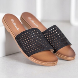 Renda Chaussons Ajourés le noir 1
