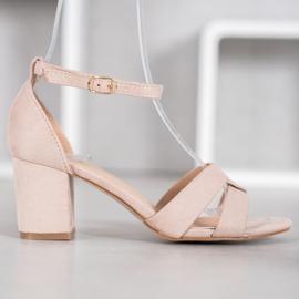Mannika Sandales en daim brun 5