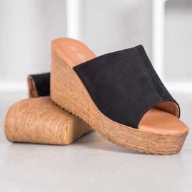 Renda Sandales à talons hauts le noir 1