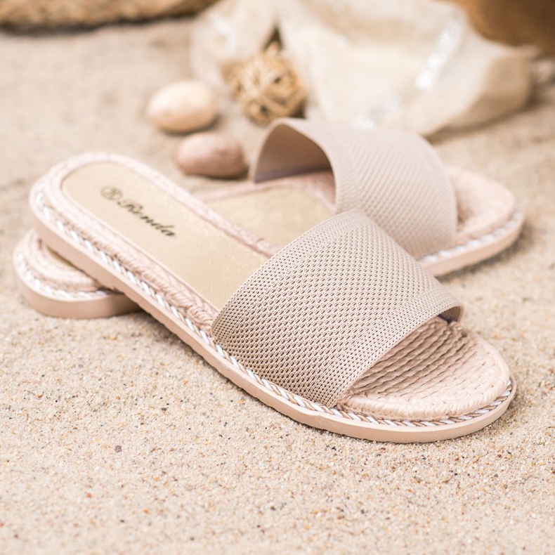 Renda Chaussons Textiles Beiges 1 Renda Chaussons Textiles Beiges 1