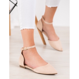 Diamantique Escarpins classiques avec boucle brun 1