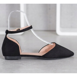 Diamantique Escarpins classiques avec boucle noir 2