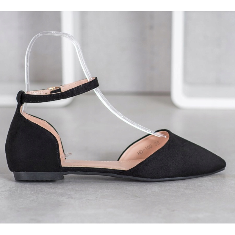 Diamantique Escarpins classiques avec boucle le noir 2