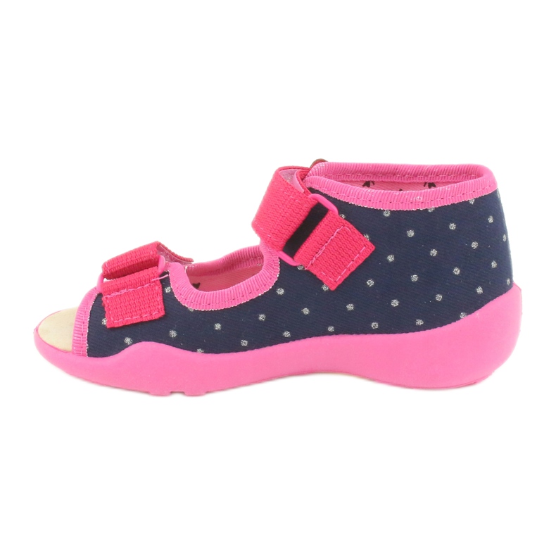 Chaussures enfant Befado jaune 342P015 bleu marin rose multicolore 1