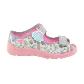 Chaussures enfant Befado 969X154 rose gris multicolore 1