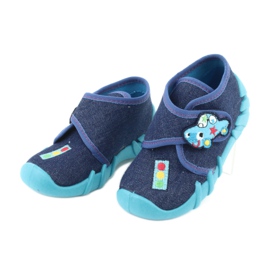 Chaussures enfant Befado 523P015 bleu marin bleu 3