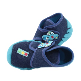 Chaussures enfant Befado 523P015 bleu marine bleu 5