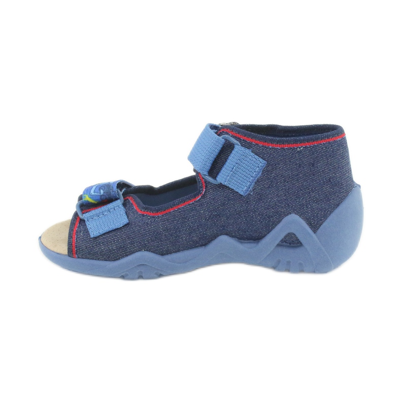 Chaussures enfant Befado jaune 350P005 bleu marin 2
