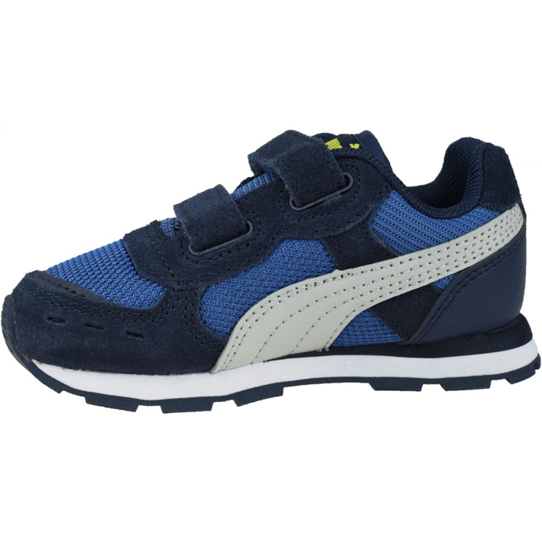 Puma Vista V Bébés Jr 369541-09 blanc bleu marine bleu 1