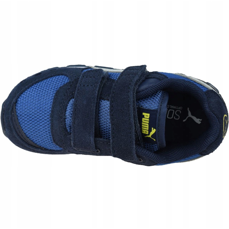 Puma Vista V Bébés Jr 369541-09 blanc bleu marine bleu 2