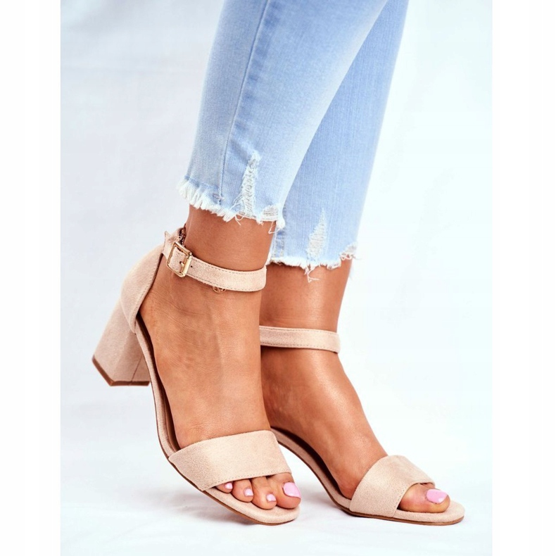 Vinceza Sandales Femme Daim Beige De Plus en Plus ! 1