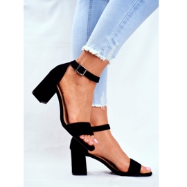 Vinceza Sandales en daim pour femmes noires De plus en plus! 2