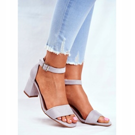 Vinceza Sandales Femme Daim Gris De Plus En Plus! 1