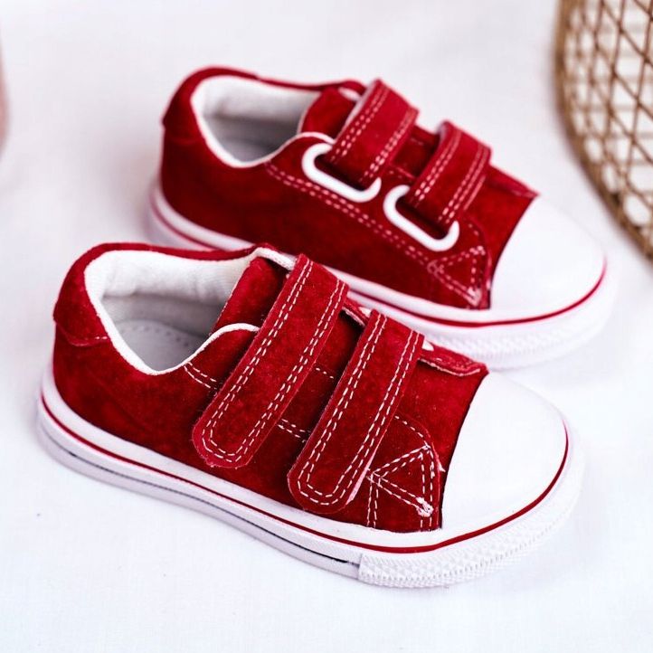 Apawwa Baskets Enfant Rouge Stavia Velcro 2