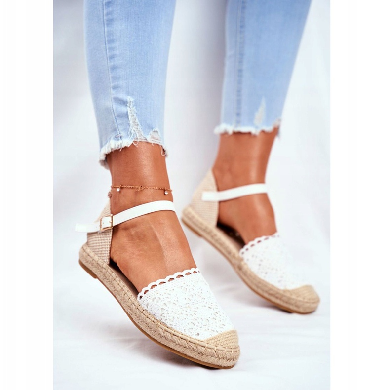 Espadrilles Femme Sur Plateforme Lin Blanc Vienna blanche 2 Espadrilles Femme Sur Plateforme Lin Blanc Vienna blanche 2