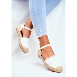 Espadrilles Femme Sur Plateforme Lin Blanc Vienna blanche 1 Espadrilles Femme Sur Plateforme Lin Blanc Vienna blanche 1
