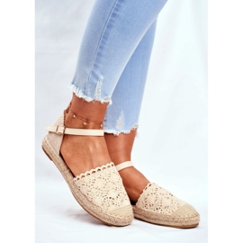 Espadrilles Femme Sur Plateforme Beige Vienna 1