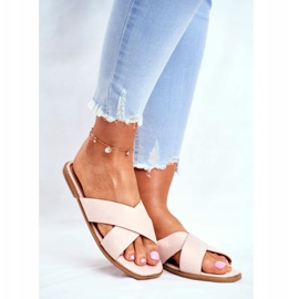 Chaussons Femme, Bretelles, Croix Beige Philippines 1 Chaussons Femme, Bretelles, Croix Beige Philippines 1