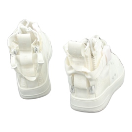 Big Star Wysokie Eco-Slopan Sneakers blanche 3