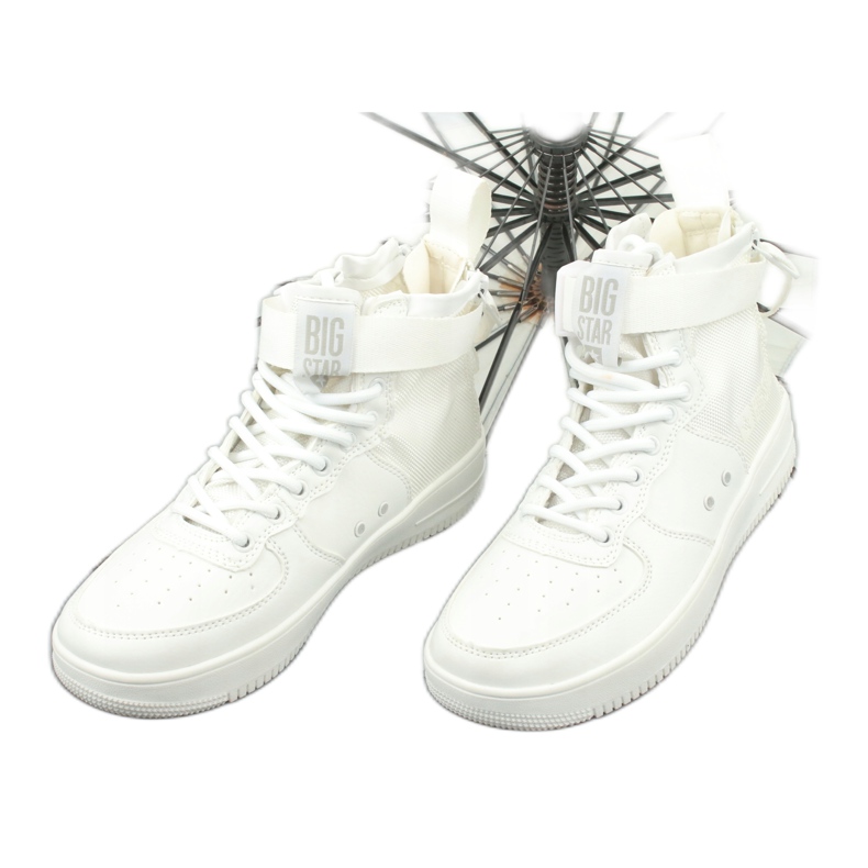 Big Star Wysokie Eco-Slopan Sneakers blanc 2