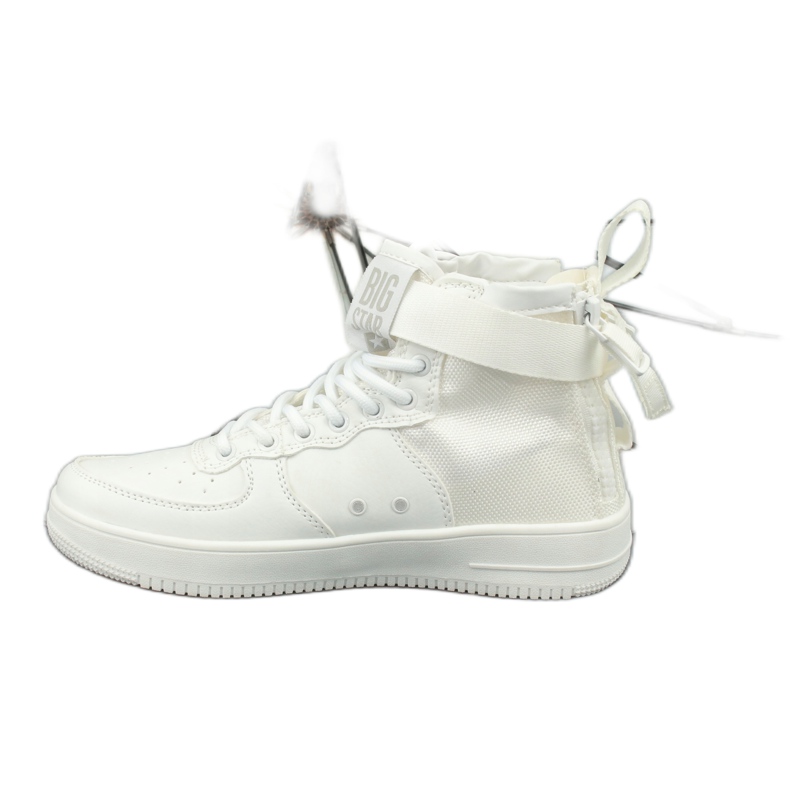 Big Star Wysokie Eco-Slopan Sneakers blanc 1